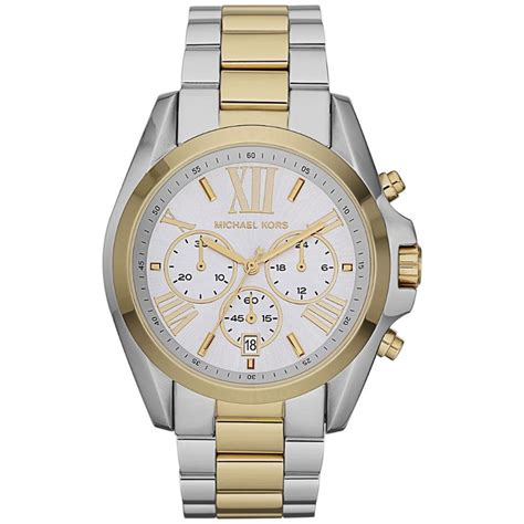 michael kors chronograph silver and gold mens watch mk5627|Michael Kors chronograph.